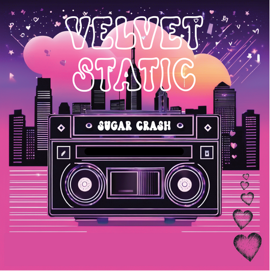 Velvet Skies - Sugar Crash Album Cover Hooded Sweat