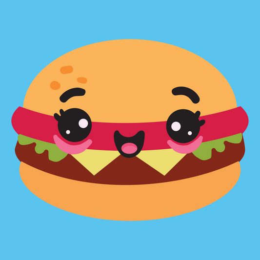 Happy Burger Hooded Sweat