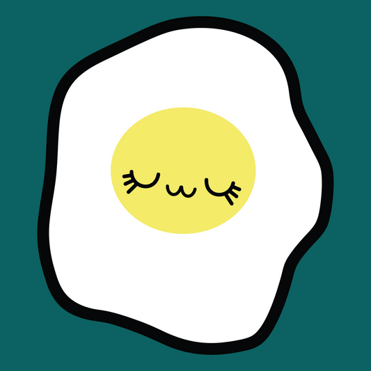 Flat Egg Hooded Sweat