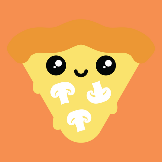 Mushroom Pizza Hooded Sweat