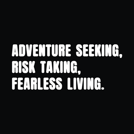 Seeking, Risk, Living Monochrome T-Shirt