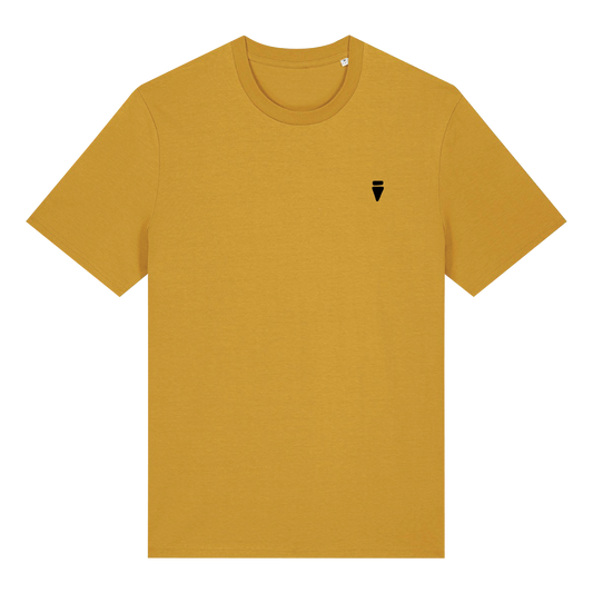 V Logo Bold Ochre Regular T-Shirt
