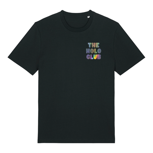 The Holo Club Logo Prism Holographic T-Shirt