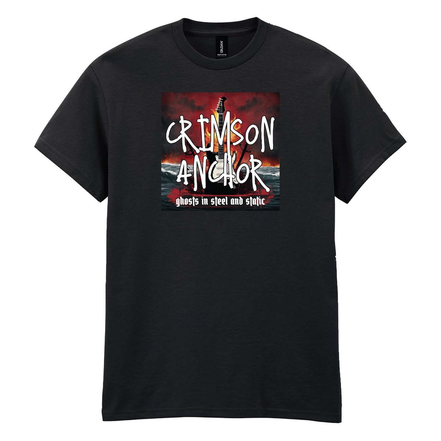 Crimson Anchor - Ghosts In Steel and Static Album Cover T-Shirt
