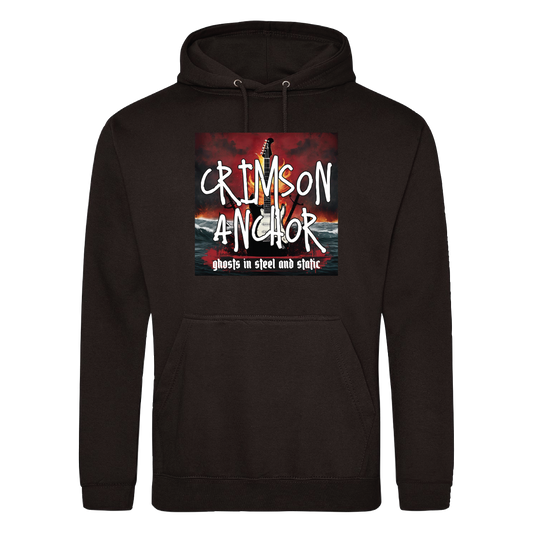 Crimson Anchor - Ghosts In Steel and Static Album Cover Hooded Sweat