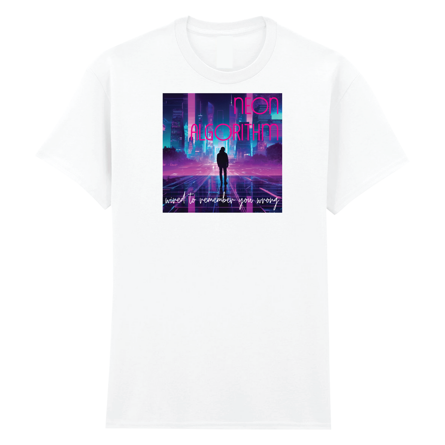 Neon Algorithm - Wired To Remember Her Wrong Album Cover T-Shirt