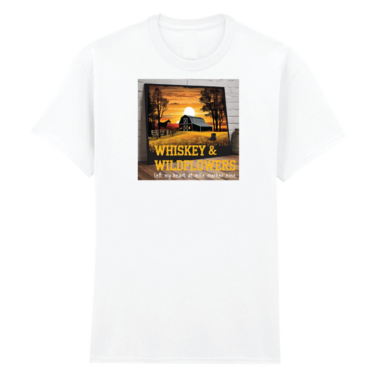 Whiskey & Wildflowers - Left My Heart... Album Cover T-Shirt