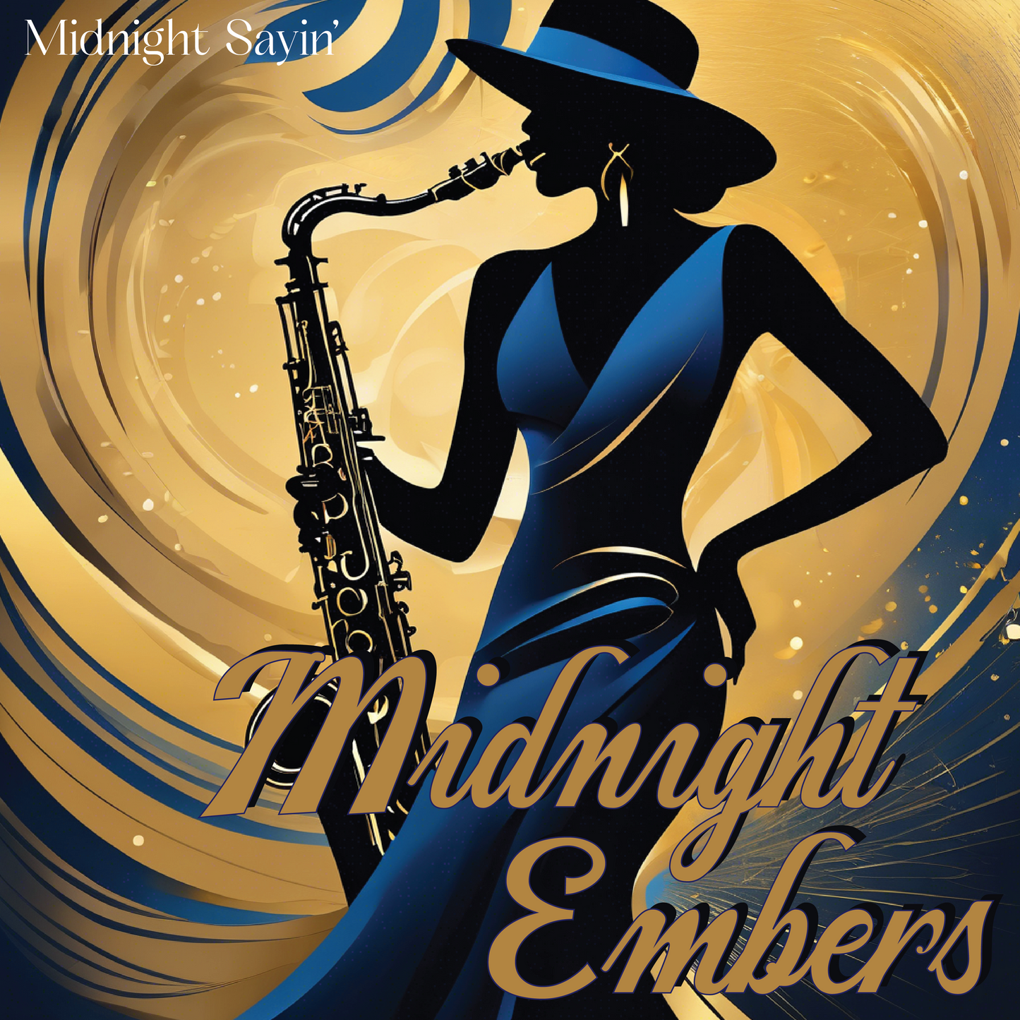 Midnight Embers - Midnight Sayin' Album Cover Hooded Sweat