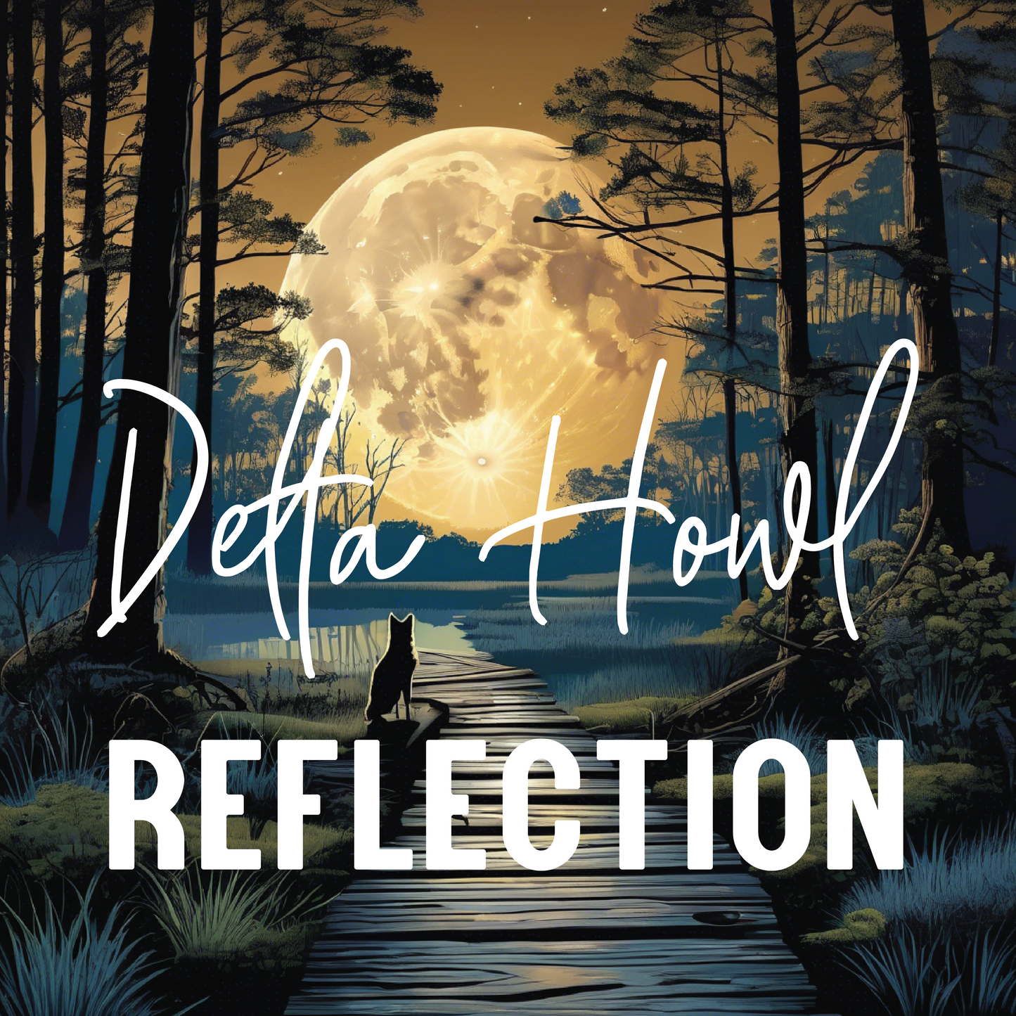 Delta Howl - Reflection Album Cover Hooded Sweat