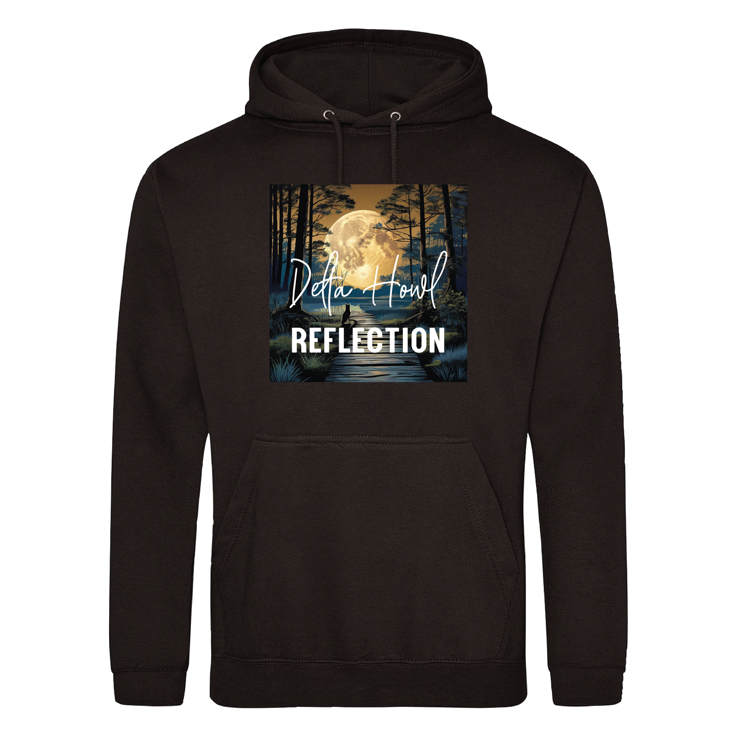 Delta Howl - Reflection Album Cover Hooded Sweat