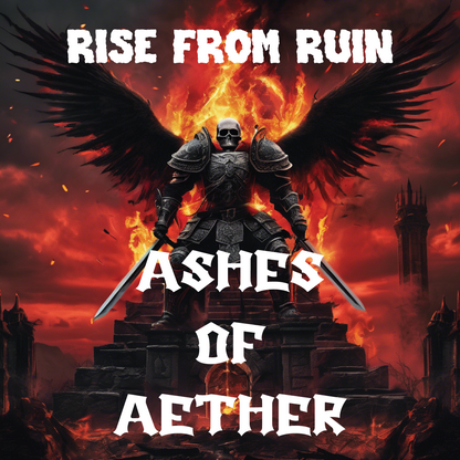 Ashes Of Aether - Rise From Ruin Album Cover T-Shirt