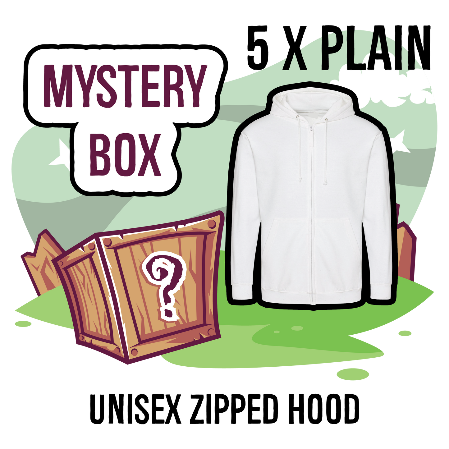 Mystery Box - Unisex Zipped Hood