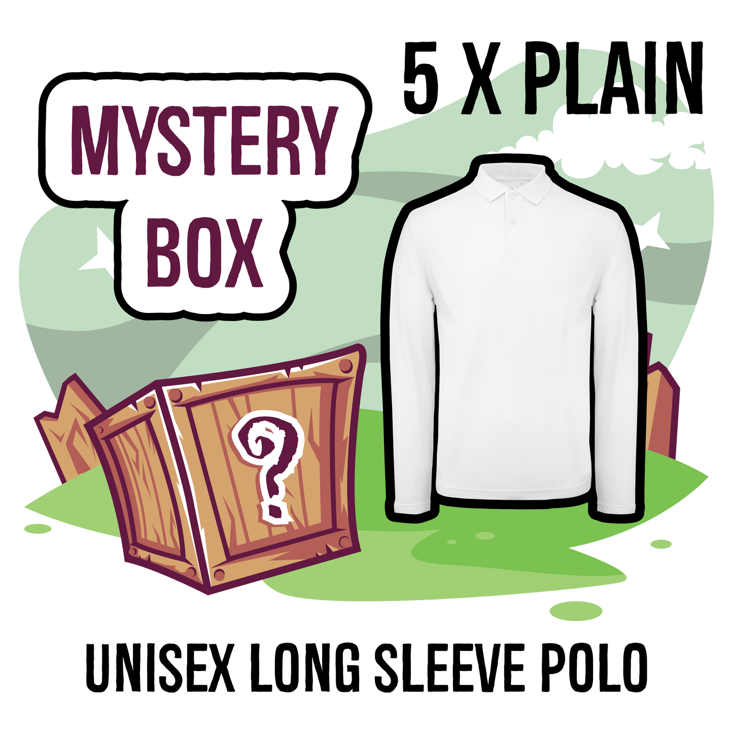 Mystery Box - Unisex Longsleeve Polo