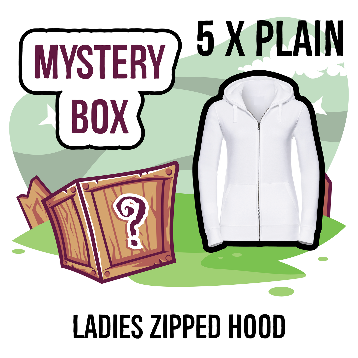 Mystery Box - Ladies Zipped Hood