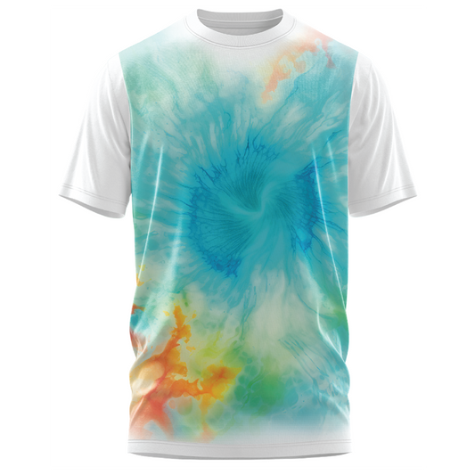 Oversized Impact - Electric Wave T-Shirt
