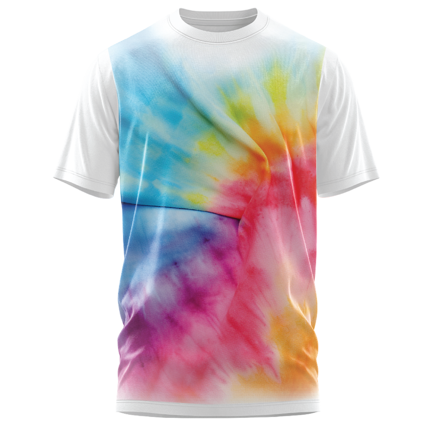 Oversized Impact - Blue Raspberry Swirl T-Shirt