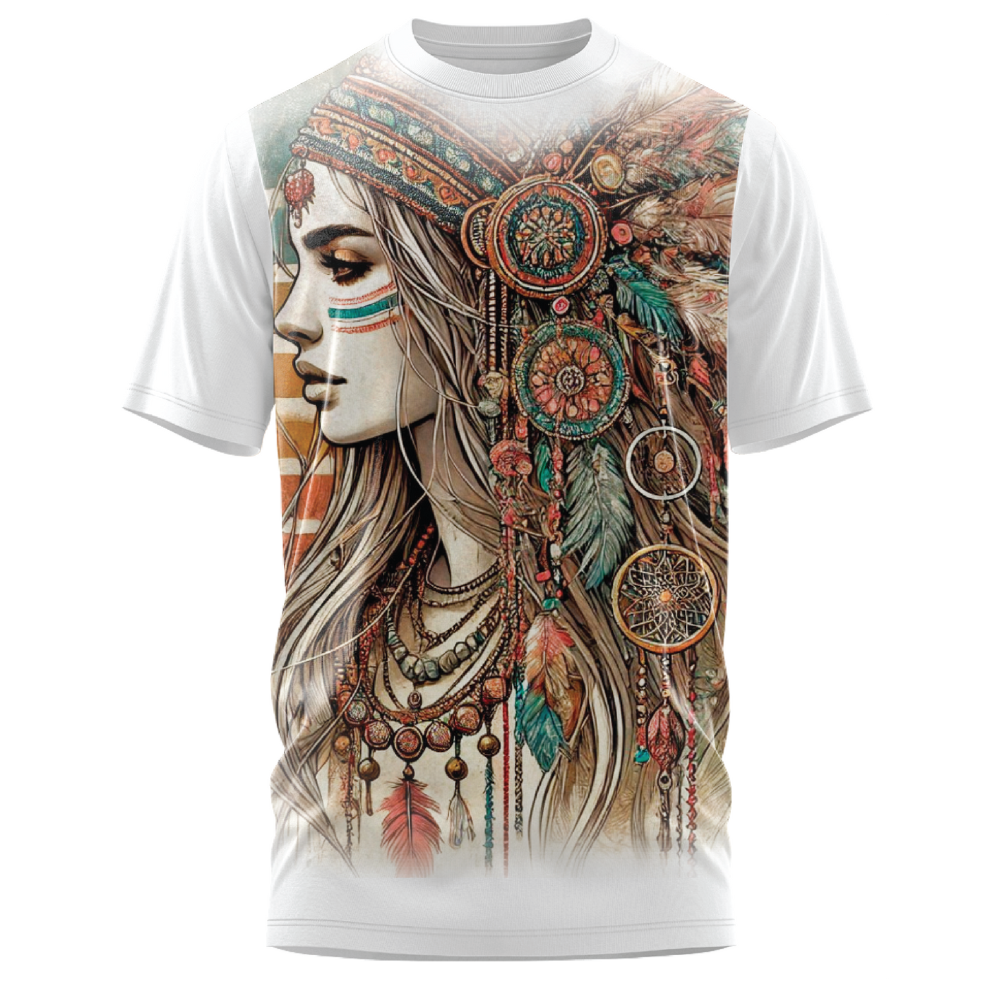 Oversized Impact - Bohemian Echo T-Shirt