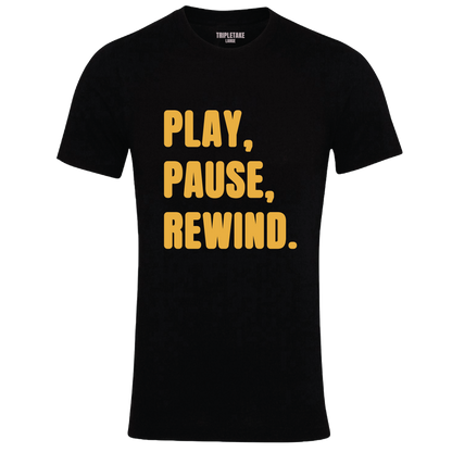 Play, Pause, Rewind Colour T-Shirt