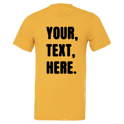 Triple Take Personalise Black Print (S/M/L)