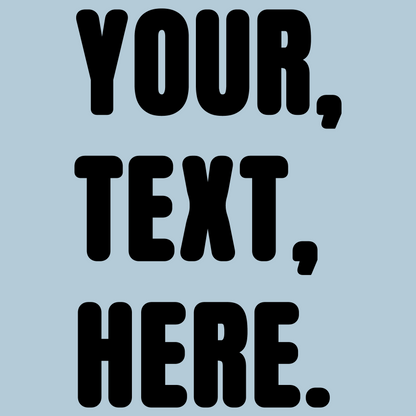 Triple Take Personalise Black Print (S/M/L)