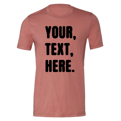 Triple Take Personalise Black Print (S/M/L)