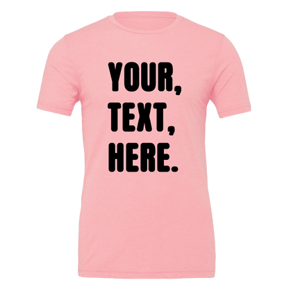 Triple Take Personalise Black Print (S/M/L)