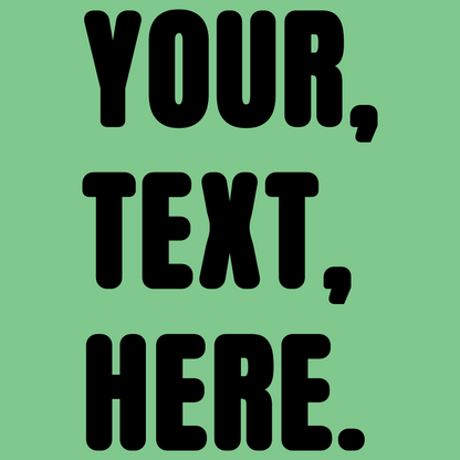 Triple Take Personalise Black Print (S/M/L)