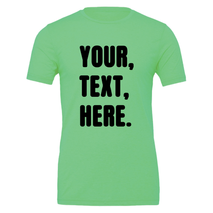 Triple Take Personalise Black Print (S/M/L)