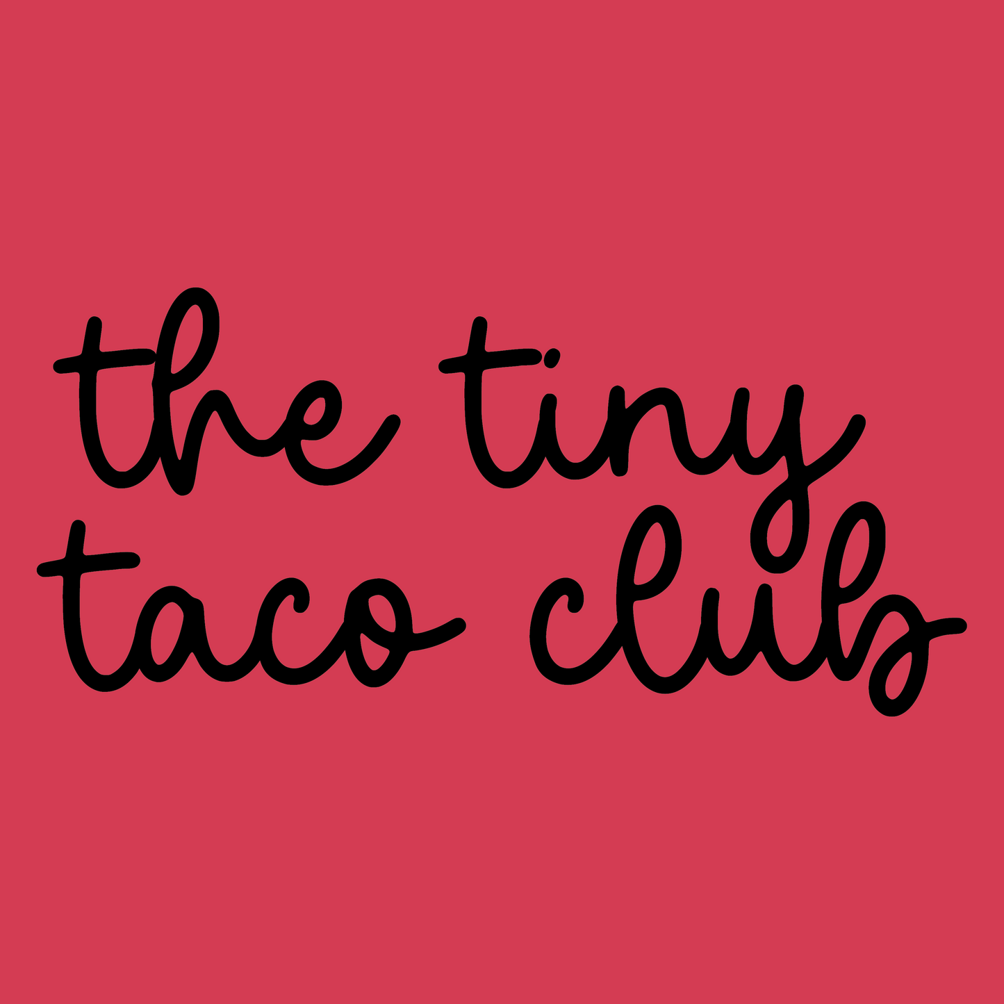 The Tiny Taco Club Club Logo Hooded Sweat