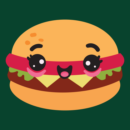 Happy Burger Hooded Sweat