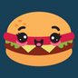 Happy Burger Hooded Sweat