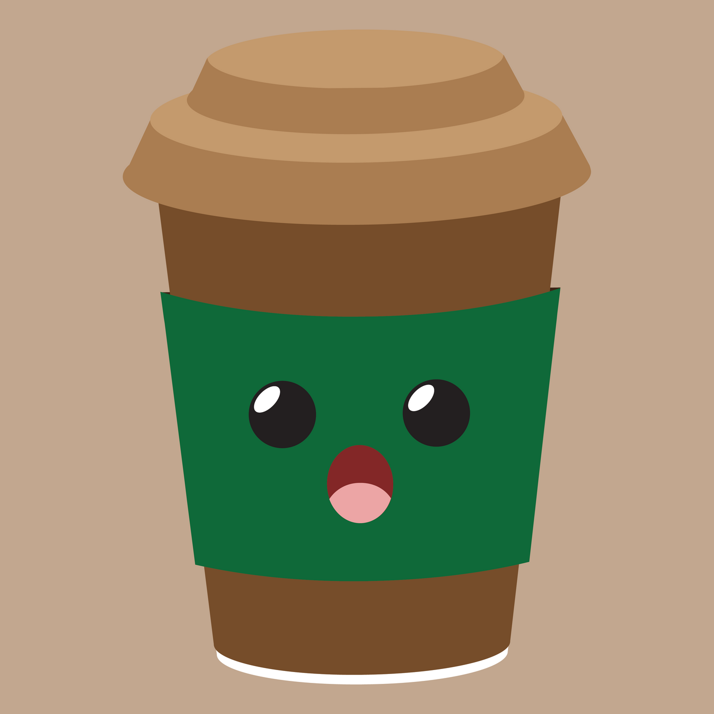 Coffee Cup Hooded Sweat