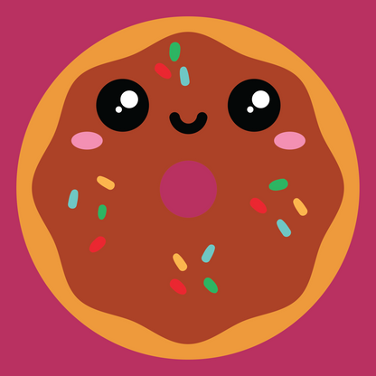 Multi Sprinkle Doughnut Hooded Sweat