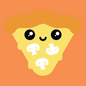 Mushroom Pizza Hooded Sweat