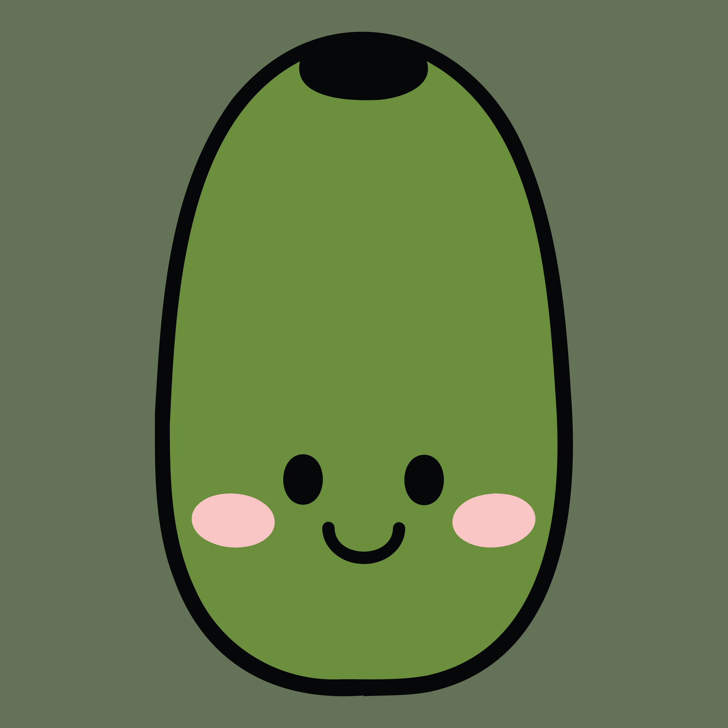 Olive Hooded Sweat
