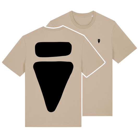V Logo Bold Desert Dust Regular T-Shirt