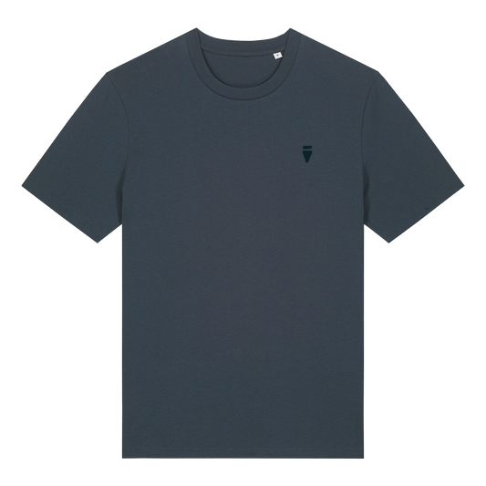V Logo Subtle India Ink Regular T-Shirt