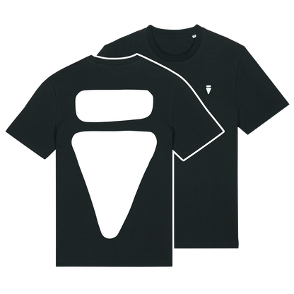 V Logo Bold Black Regular T-Shirt