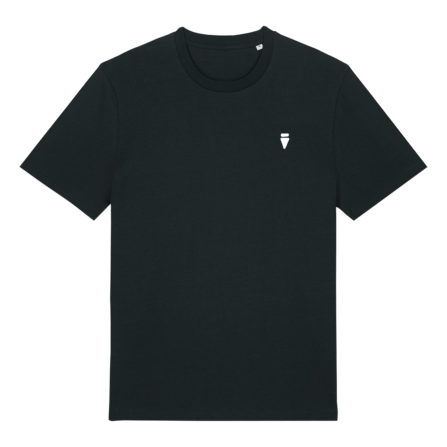 V Logo Bold Black Regular T-Shirt