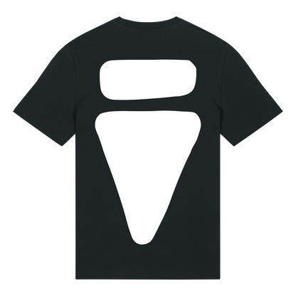 V Logo Bold Black Regular T-Shirt