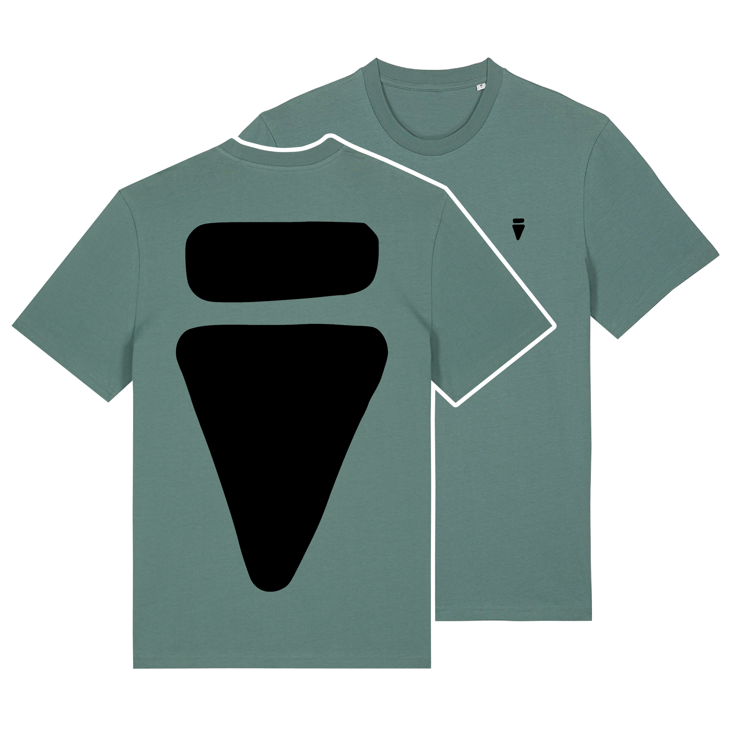 V Logo Bold Green Bay Regular T-Shirt