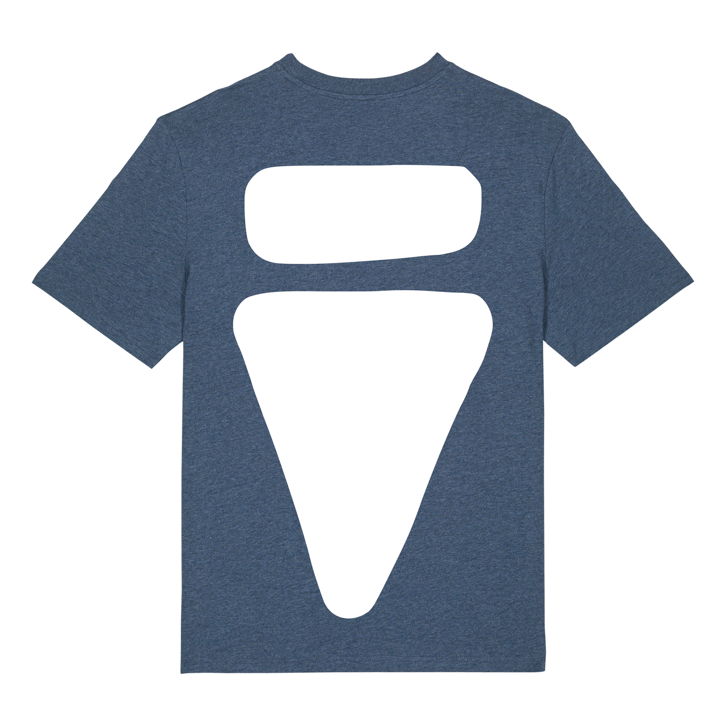 V Logo Bold Dark Heather Blue Regular T-Shirt