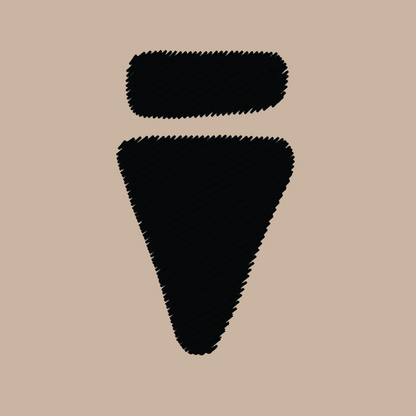 V Logo Bold Desert Dust Regular T-Shirt