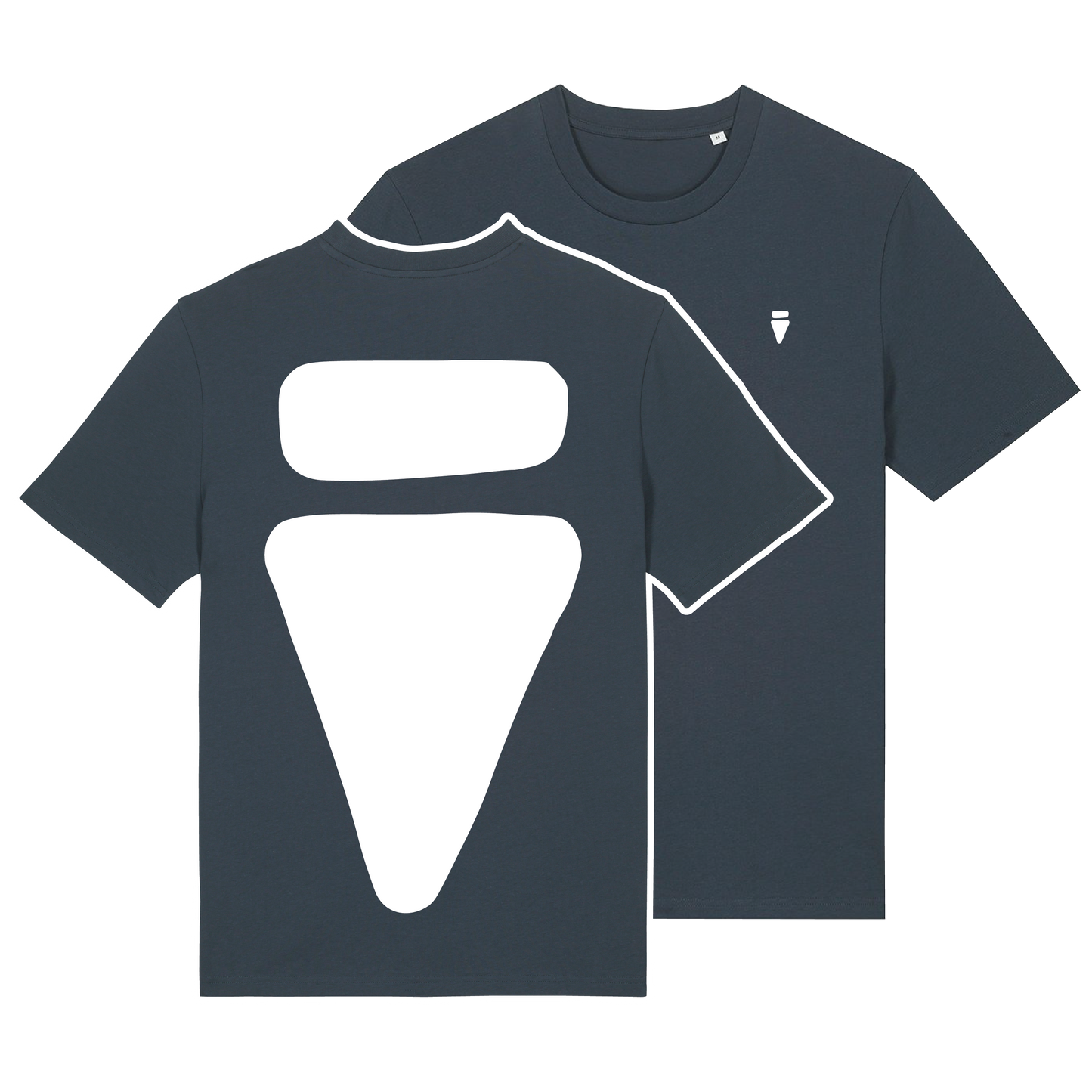 V Logo Bold India Ink Regular T-Shirt