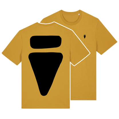 V Logo Bold Ochre Regular T-Shirt