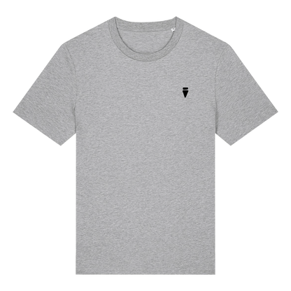 V Logo Bold Dark Heather Grey Regular T-Shirt