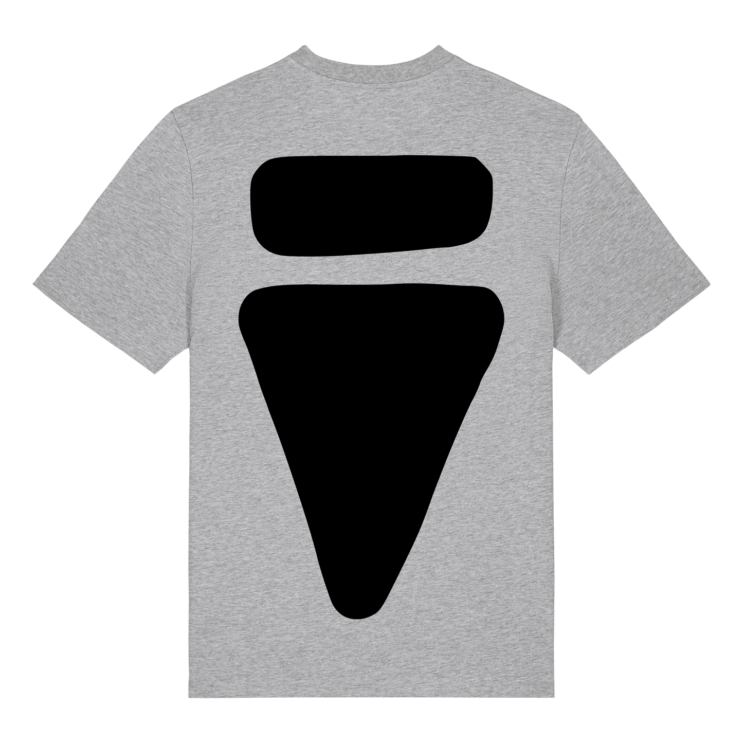 V Logo Bold Dark Heather Grey Regular T-Shirt
