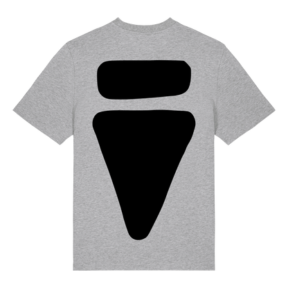 V Logo Bold Dark Heather Grey Regular T-Shirt