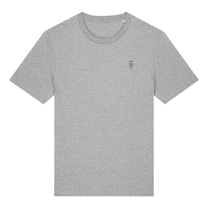 V Logo Subtle Dark Heather Grey Regular T-Shirt