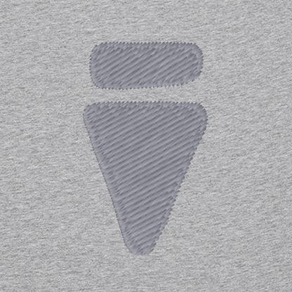 V Logo Subtle Dark Heather Grey Regular T-Shirt